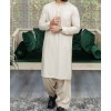 Men Shalwar Kameez - Cream