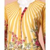 Yellow Lines 1Pc Stitch Kurti