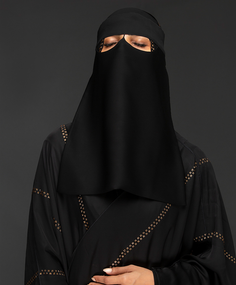 Aseel Niqab - Black