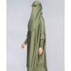 Jilbab 3 Piece Set - Toned Olive