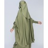 Jilbab 3 Piece Set - Toned Olive