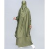 Jilbab 3 Piece Set - Toned Olive