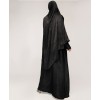 Al-Anaaqa 3 Pc Set Abaya-Black