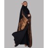 Metallic 3Pc Set Abaya- Copper