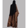 Metallic 3Pc Set Abaya- Copper