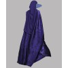 Metallic 3Pc Set Abaya- Purple