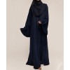 Queen Dress Abaya - Oxford Blue Print-2