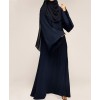 Queen Dress Abaya - Oxford Blue Print-1