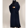 Queen Dress Abaya - Oxford Blue Print-1