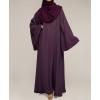 Queen Dress Abaya - Plum