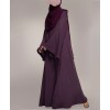 Queen Dress Abaya - Plum