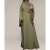 Queen Dress Abaya - Green Apple