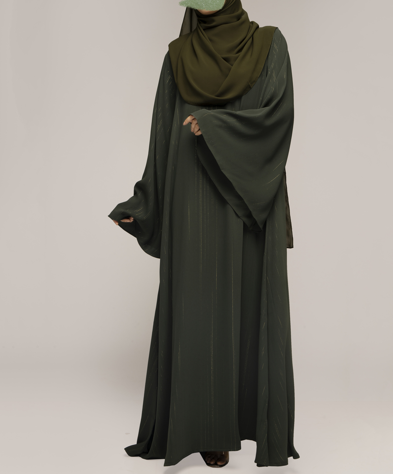 Queen Dress Abaya - Seaweed Print-1