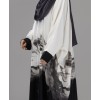 Smokey 4 Pc Set Abaya- Charcoal Grey