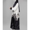 Smokey 4 Pc Set Abaya- Charcoal Grey