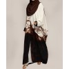 Smokey 4 Pc Set Abaya- Expresso