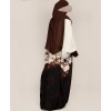 Smokey 4 Pc Set Abaya- Expresso