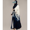 Smokey 4 Piece Set Abaya- Navy Blue