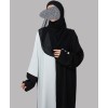 2 Tone Abaya - Black