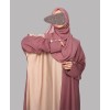 2 Tone Abaya - Pink