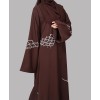 Web 3 Pc Set Abaya - Brown