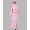 Web 3 Pc Set Abaya - Pink