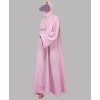 Web 3 Pc Set Abaya - Pink