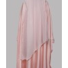 Blush 4 Pc Set Abaya - Pink