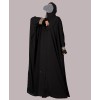 Black Gold 3 Pc Set Abaya