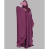 Daliya 4 Pc Set Abaya - Deep Grape