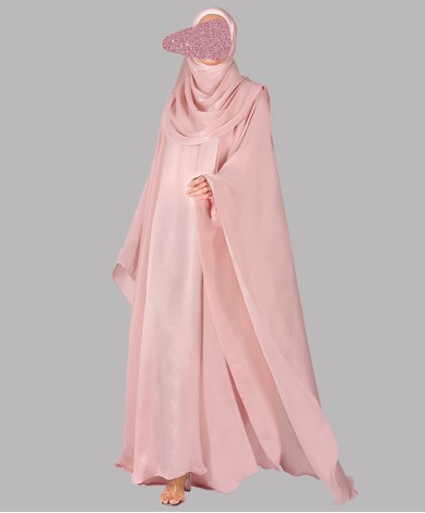 Daliya 4 Pc Set Abaya - English Rose