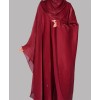 Daliya 4 Pc Set Abaya - Fire Berry