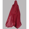 Daliya 4 Pc Set Abaya - Fire Berry