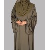 Farasha 3 Pc Set Abaya - Olive