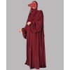 Farasha 3 Pc Set Abaya - Ruby