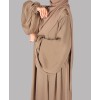 Farasha 3 Pc Set Abaya - Sand