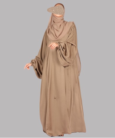 Farasha 3 Pc Set Abaya - Sand