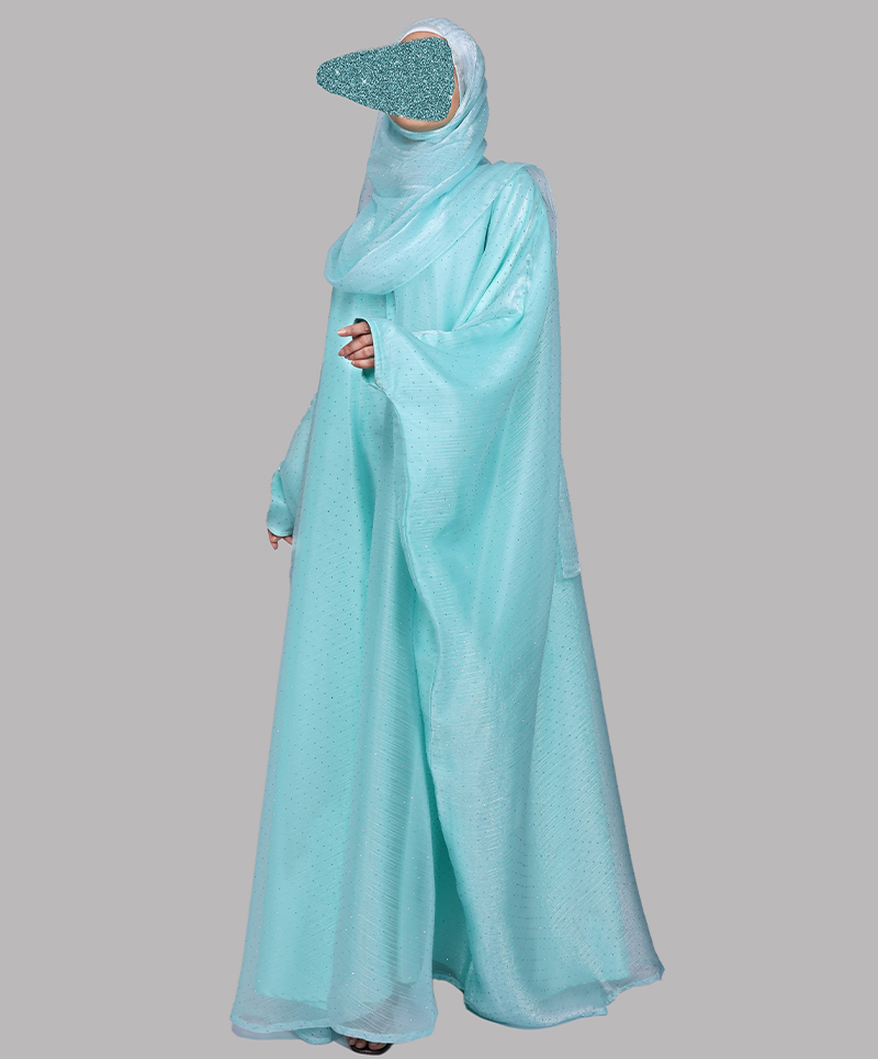 Sitara Abaya - Mint Blue