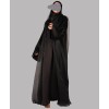 Sitara 4 Pc Set Abaya - Black