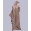 Alana 3 Pc Set Abaya - Nude