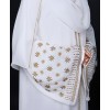 White Gold 3 Pc Set Abaya