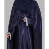 Zahra 4 Pc Set Abaya - Navy Blue