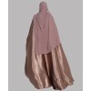 Zahra 4 Pc Set Abaya - Coffee