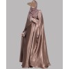 Zahra 4 Pc Set Abaya - Coffee