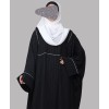 Regal 3 Pc Set Abaya - Black