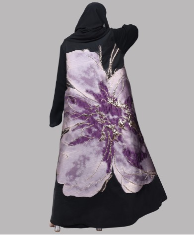 Zahra Rose Abaya - Orchid