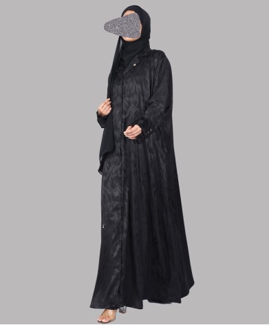 Feather Coll. Abaya - Black