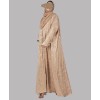 Feather Coll. Abaya - Beige Gold