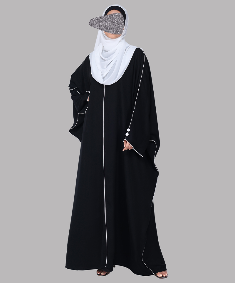 Mono-2 Abaya - Black