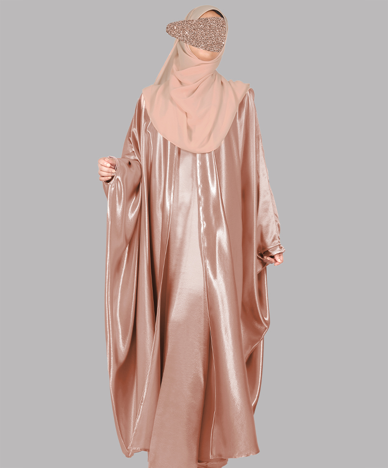 Aliyah Abaya - Peach Gold